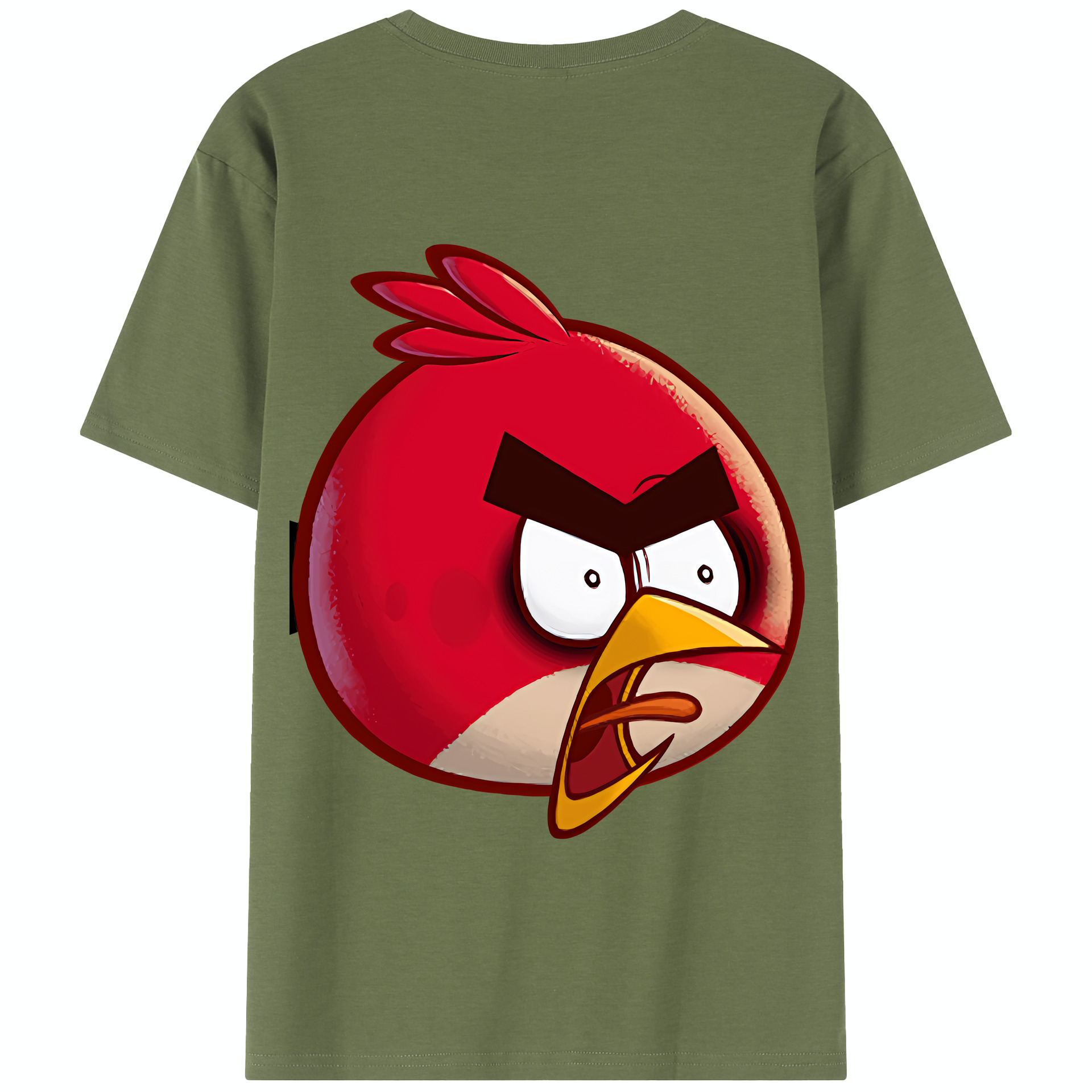 （画像用） Angry Birds アングリーバード 綿100％半袖Tシャツ（背面プリント）